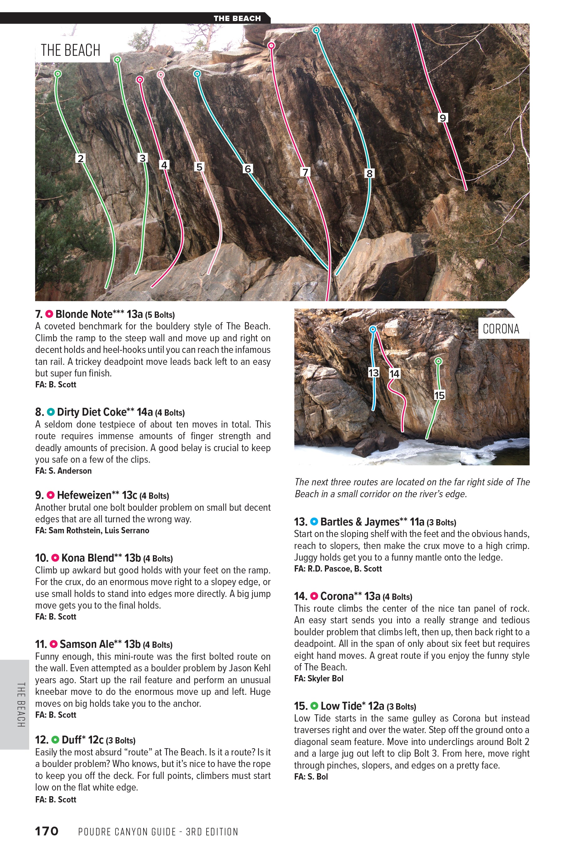 Poudre Canyon (Fort Collins) Rock Climbing Guidebook 3rd edition