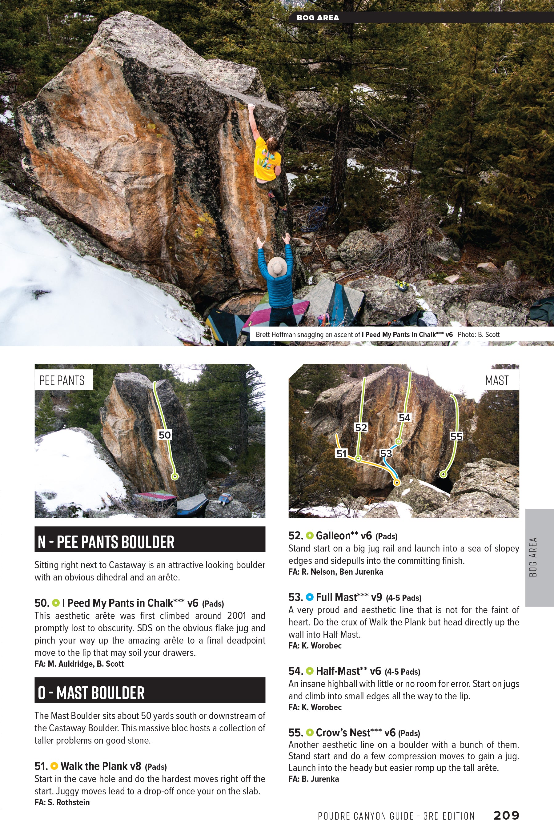 Poudre Canyon (Fort Collins) Rock Climbing Guidebook 3rd ed